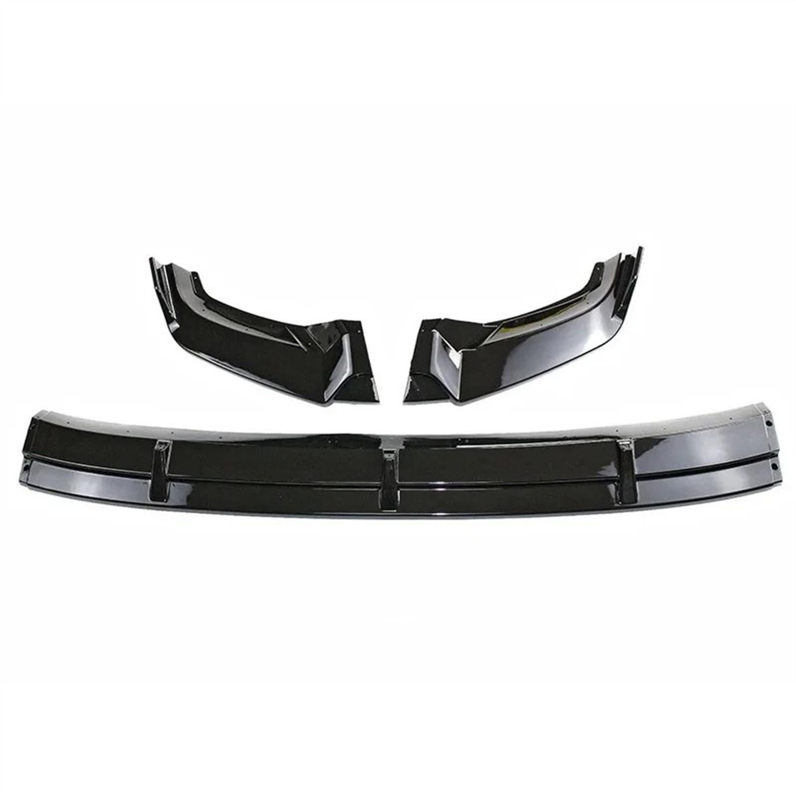 Auto Frontstoßstange Spoiler Für VW Für Tiguan Für L 2017-2020 Auto Front Stoßstange Lip Spoiler Body Kit Ftont Spoiler Splitter Autoscooter Kinn Lippenschutz Schutz Frontlippe Spoiler(Glossy Black) von SIFUSM