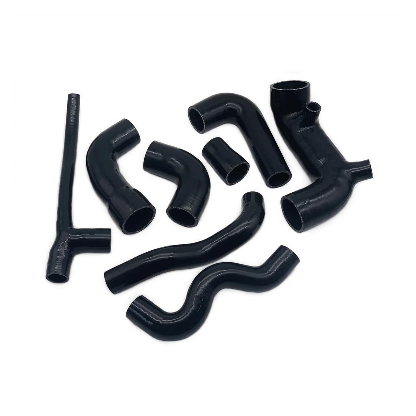 Lufteinlässe Auto Air Intake Silikon Schlauch Für Fiat Für Uno Turbo 1,4 MK2 1989-2005 Turbo Zu AirBox Ansaugrohr Anschluss Schlauch Teile Ansaugrohr(Total Kit Black) von SIFUSM