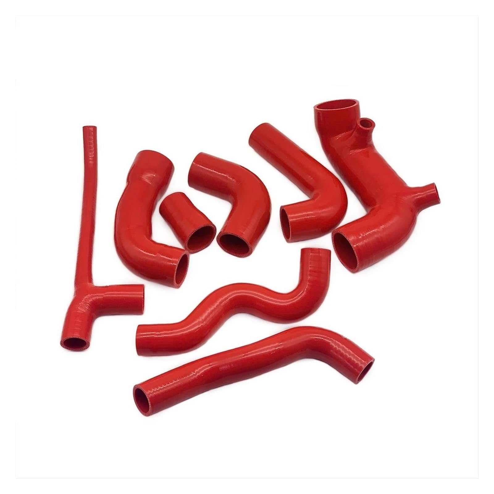 Lufteinlässe Auto Air Intake Silikon Schlauch Für Fiat Für Uno Turbo 1,4 MK2 1989-2005 Turbo Zu AirBox Ansaugrohr Anschluss Schlauch Teile Ansaugrohr(Total Kit Red) von SIFUSM