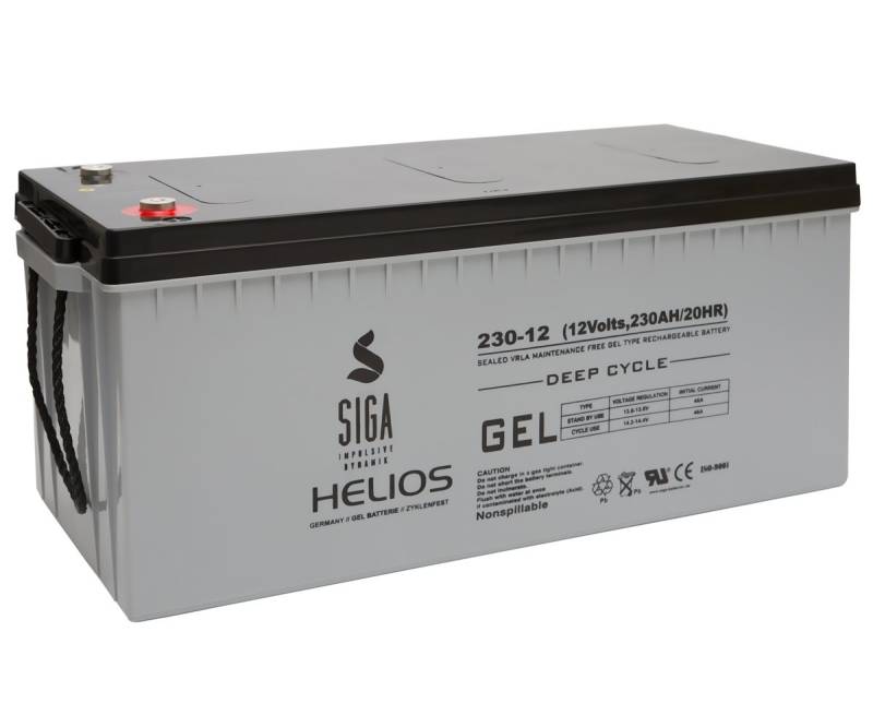 SIGA Blei Gel Batterie 12V 230Ah Solarbatterie Wohnmobil Versorgungsbatterie 200Ah 220Ah von SIGA IMPULSIVE DYNAMIK