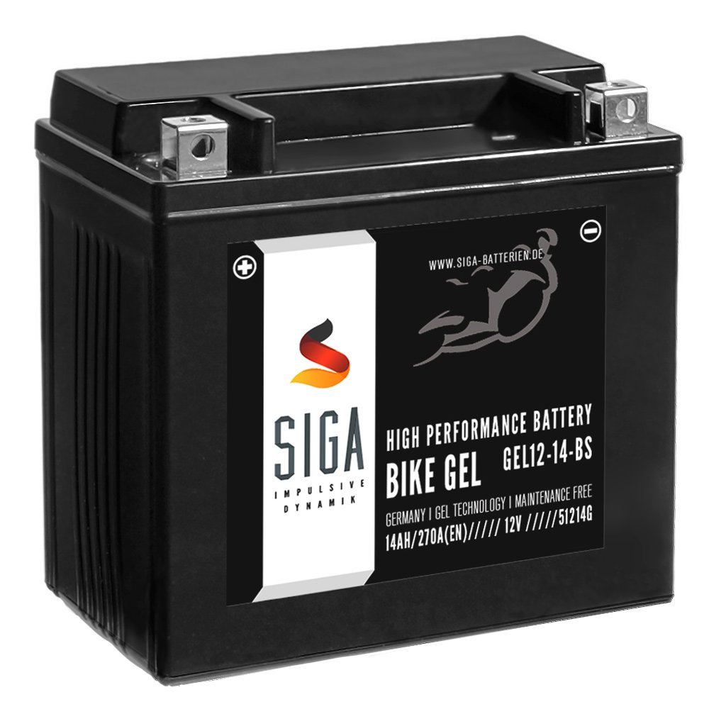 SIGA Gel Batterie 14Ah 12V 270A/EN Stützbatterie Backup Battery A211 541 00 01 von SIGA IMPULSIVE DYNAMIK