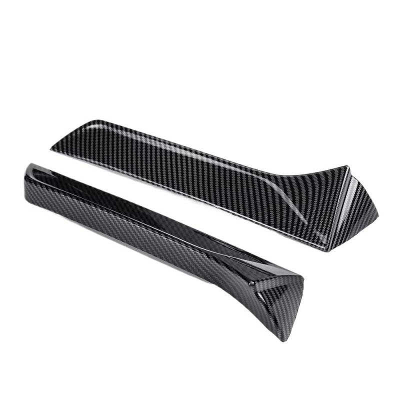 Auto Heckspoiler 1 Paar Autofenster-Spoilerlippe Aleron, glänzend, Carbon-Look, Schwarz, für Seat Leon 5F FR Mk3 MK3.5, Heckspoilerlippe für Kofferraumfenster von SIGRIDS