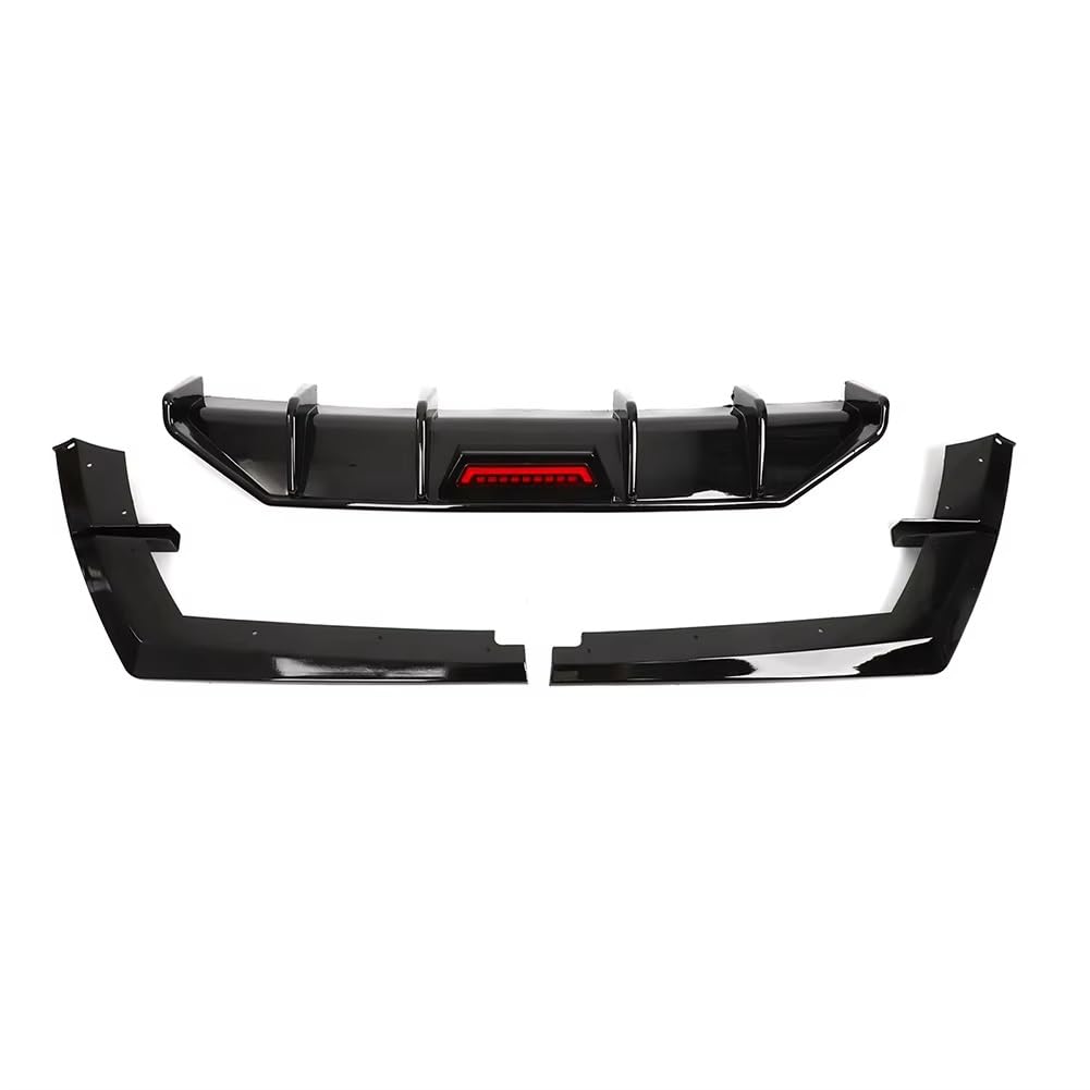 Auto Heckspoiler Auto DREI Teile Hinten Lip Spoiler Mit Licht Für Elantra Für Avante CN7 2020-2022 Auto Splitter Außen Modifikation von SIGRIDS