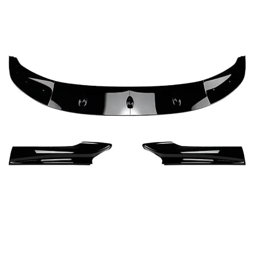 Auto Heckspoiler Schwarz glänzender Auto-Frontstoßstangensplitter, Seitenspoilerlippe für F10 F11 5er-Sport 520i 530i 2010–2016, Bodykit in Carbon-Optik von SIGRIDS