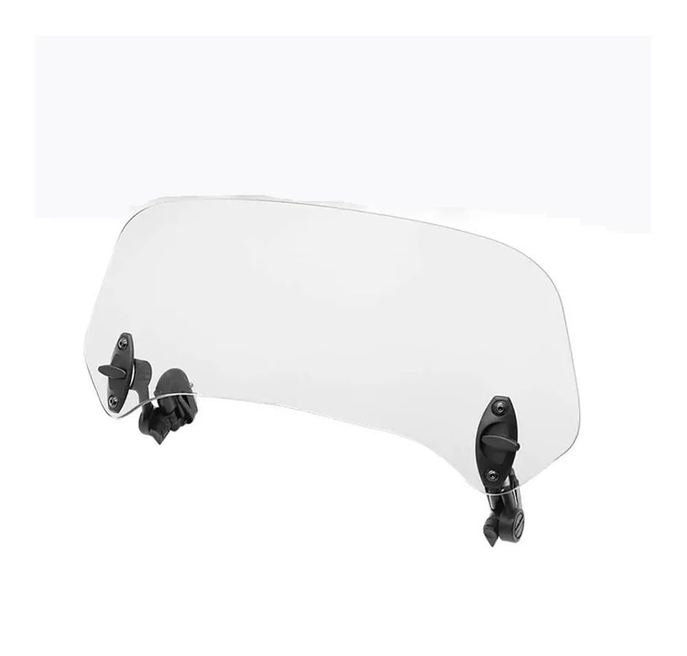 Motorcycle WindScreen Screen 1 Set Motorrad Windschutzscheibenverlängerung Verstellbarer Spoiler Universal Clamp-on Windschutzscheibenabweiser Teile von SIGRIDS