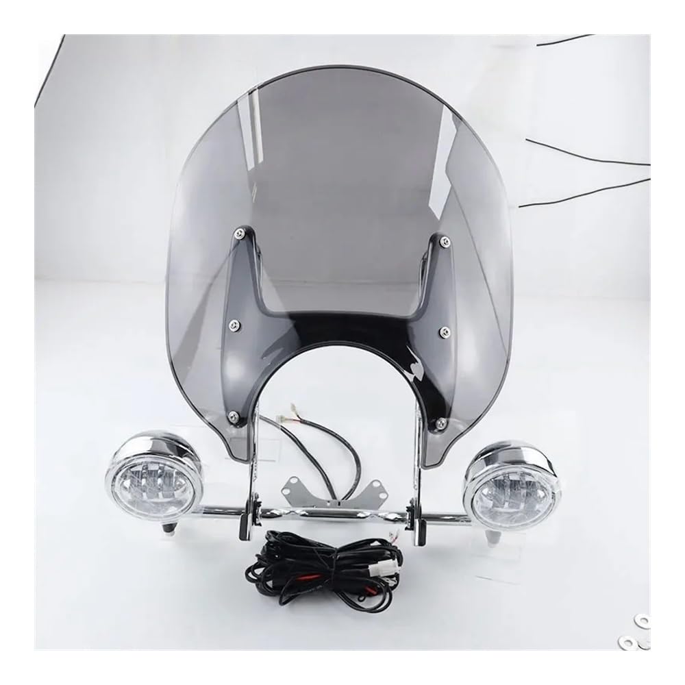 Motorcycle WindScreen Screen Motorrad Für R 18 Nebel Lampe Transparente Windschutzscheibe Spezielle Halterung Kit Kreuzfahrt Windschutzscheibe Für R18 Klassische 100 Jahre 2020-2023 von SIGRIDS