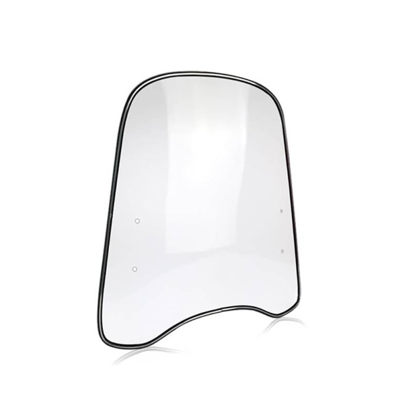 Motorcycle WindScreen Screen Motorrad-Windschutzscheibe, Transparente Batterie, Blinkende Dreirad-Windschutzscheibe, Verstellbar, Universell von SIGRIDS