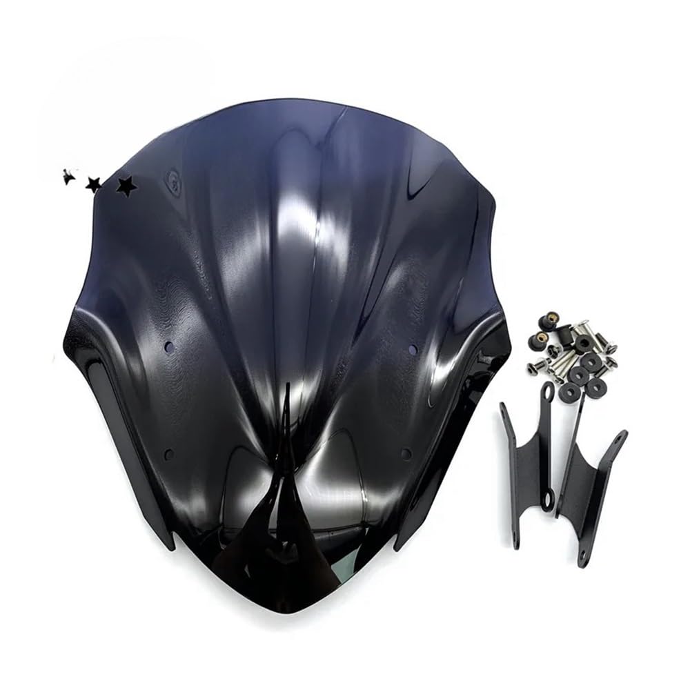 Motorcycle WindScreen Screen Motorrad Windschutzscheibe Windschutzscheibe Viser Visier Passend Für Kaw&asaki Z900 Z-900 Z900 2020 Double Bubble Z900 Windschutzscheibe von SIGRIDS