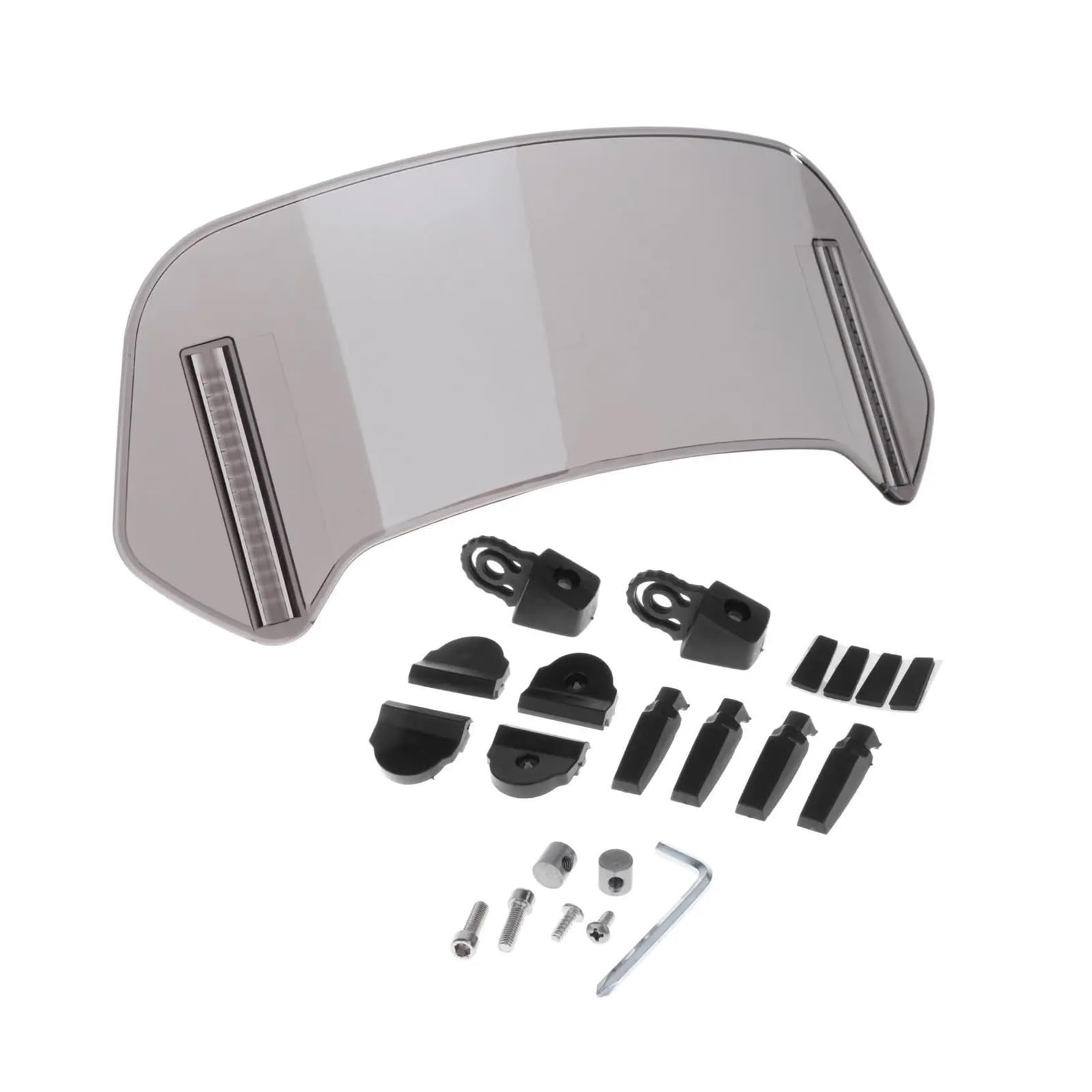 Motorcycle WindScreen Screen Motorrad-Windschutzscheiben-Verlängerung für Aufstecken, langlebige Ersatzteile, Spoiler-Deflektor für Motorräder von SIGRIDS