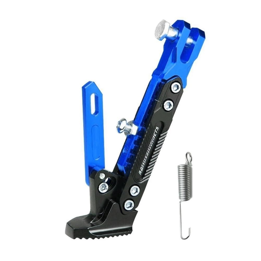 Motorrad Parkständer Mittelhalterung Motorrad Kickstand Kick Bracket Motorrad Fahrrad Einstellbare Metall Fuß Seite Stehen Supportor Parkplatz Motorrad Zubehör von SIGRIDS