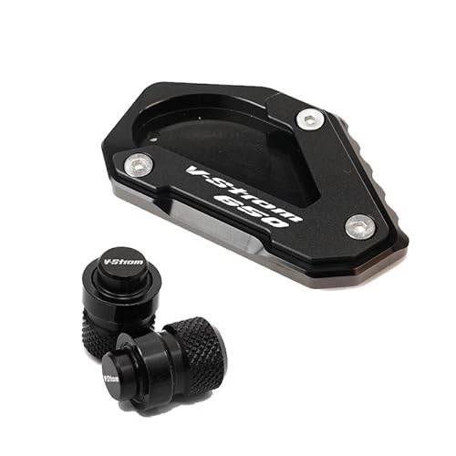 Motorrads Ständerpolster Verlängerung Für SU&ZUKI V-Strom 650/XT VSTROM 650 DL650 2004-2022 Motorrad Kickstand Fuß Seitenständer Verlängerung Pad Stützplatte & Schlüsselanhänger von SIGRIDS