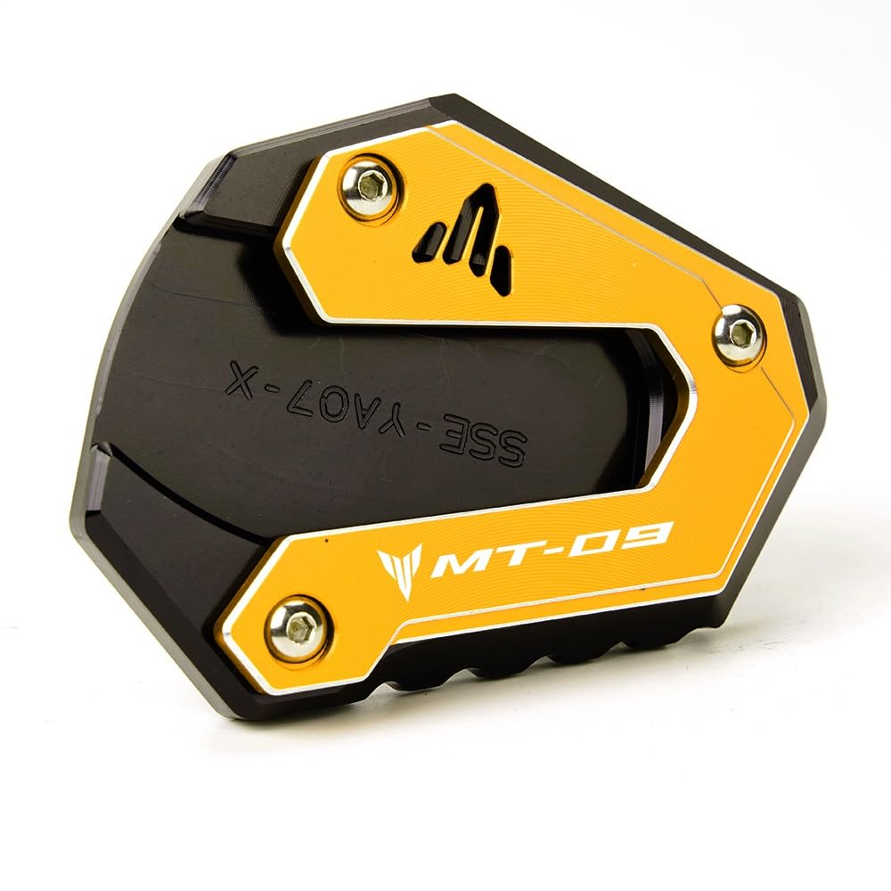 Motorrads Ständerpolster Verlängerung Für Yam&aha MT09 SP 2023 MT 09 2022 Tracer MT-09 SP FZ09 2015-2023 Motorrad Kickstand Fuß Seite Stehen Verlängerung Pad Schlüsselanhänger von SIGRIDS