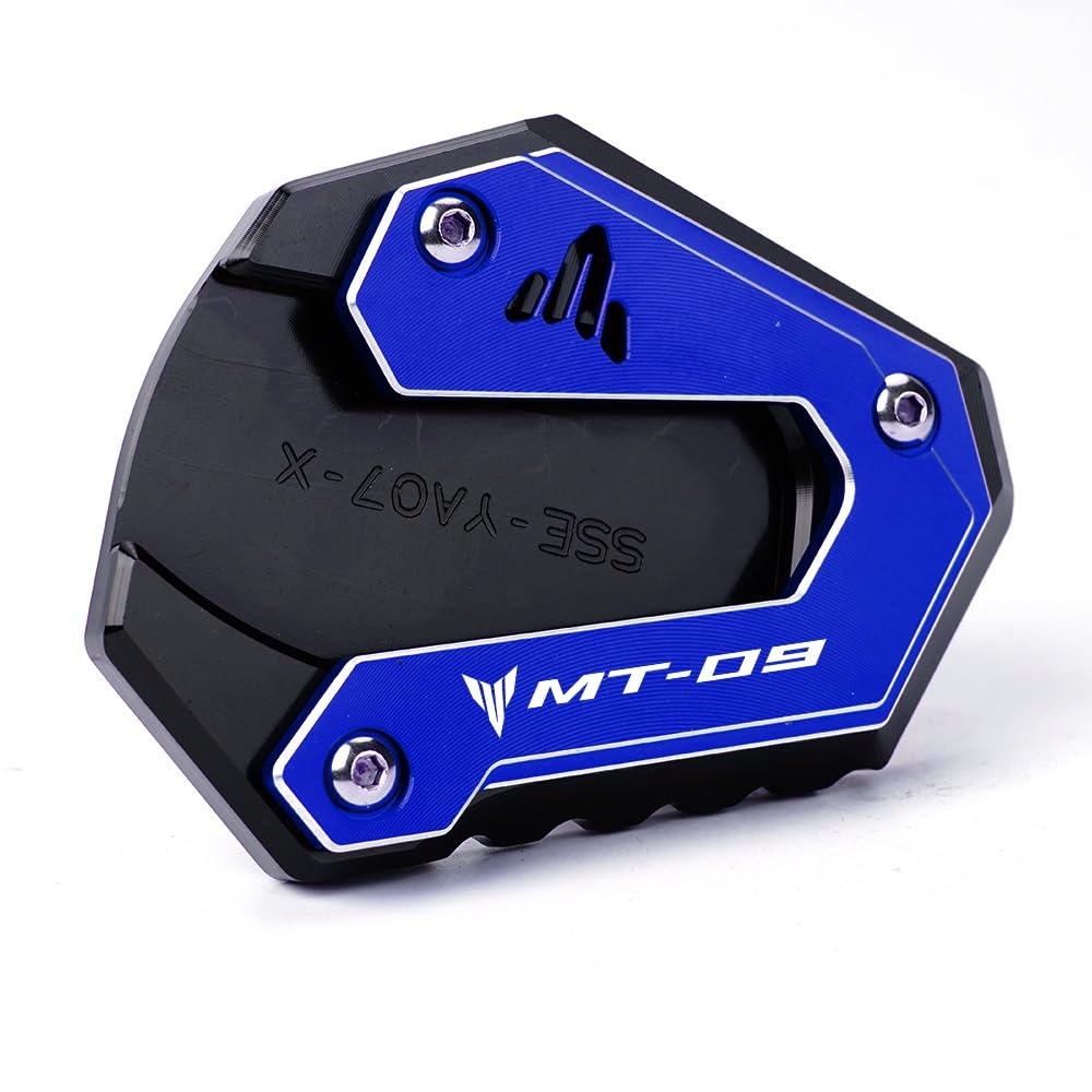 Motorrads Ständerpolster Verlängerung Für Yam&aha MT09 SP 2023 MT 09 2022 Tracer MT-09 SP FZ09 2015-2023 Motorrad Kickstand Fuß Seite Stehen Verlängerung Pad Schlüsselanhänger von SIGRIDS