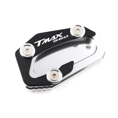 Motorrads Ständerpolster Verlängerung Für Yam&aha T-MAX TMAX 530 560 SX DX TMAX530 TMAX560 TECHMAXTMAX 2017-2022 Motorrad Kickstand Pad Fuß Seite Stehen Unterstützung Platte von SIGRIDS