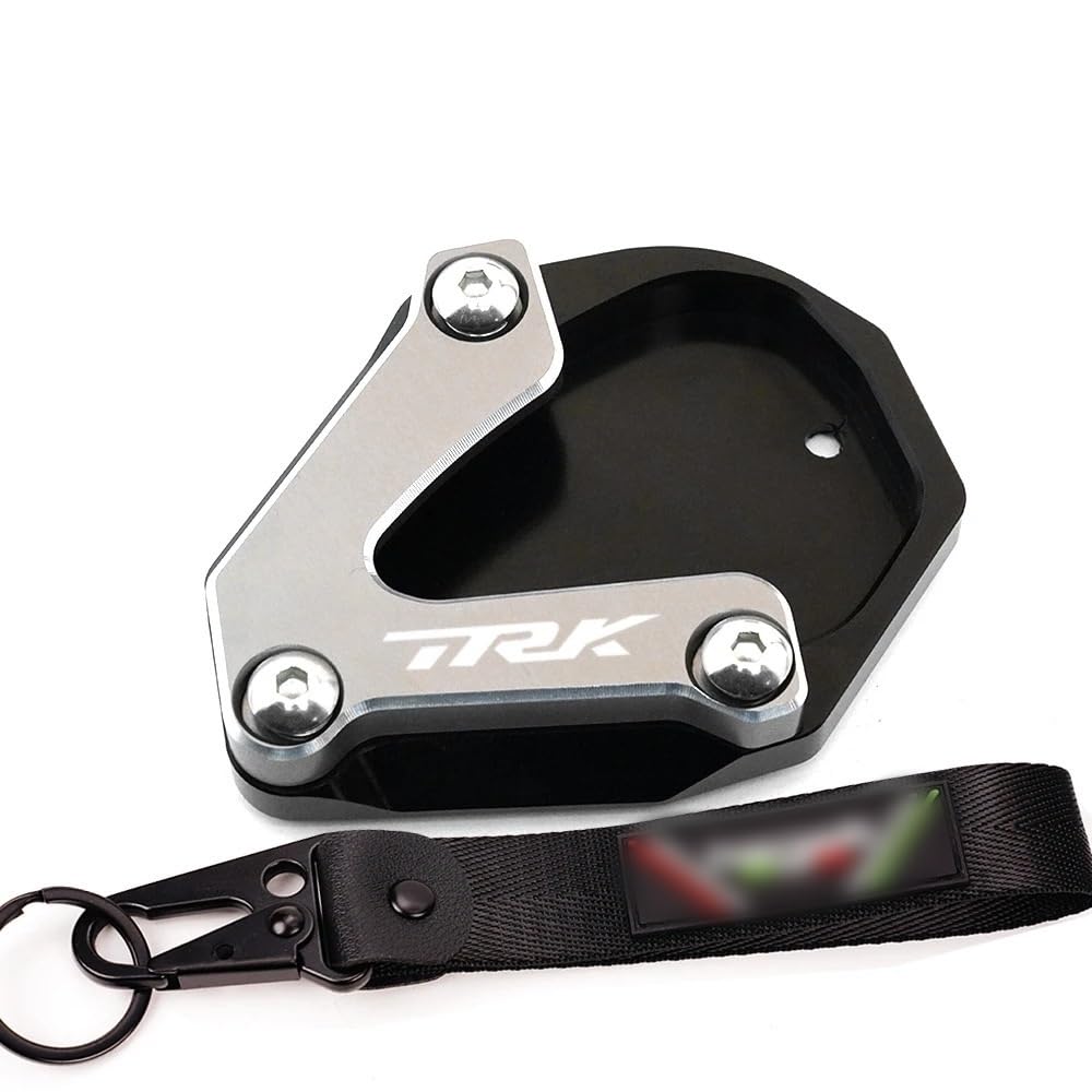 Motorrads Ständerpolster Verlängerung Für be&Nelli TRK 702 TRK702 2022 2023 Motorrad Aluminium Kickstand Fuß Seitenständer Verlängerung Enlarger Pad Stützplatte Schlüsselanhänger von SIGRIDS