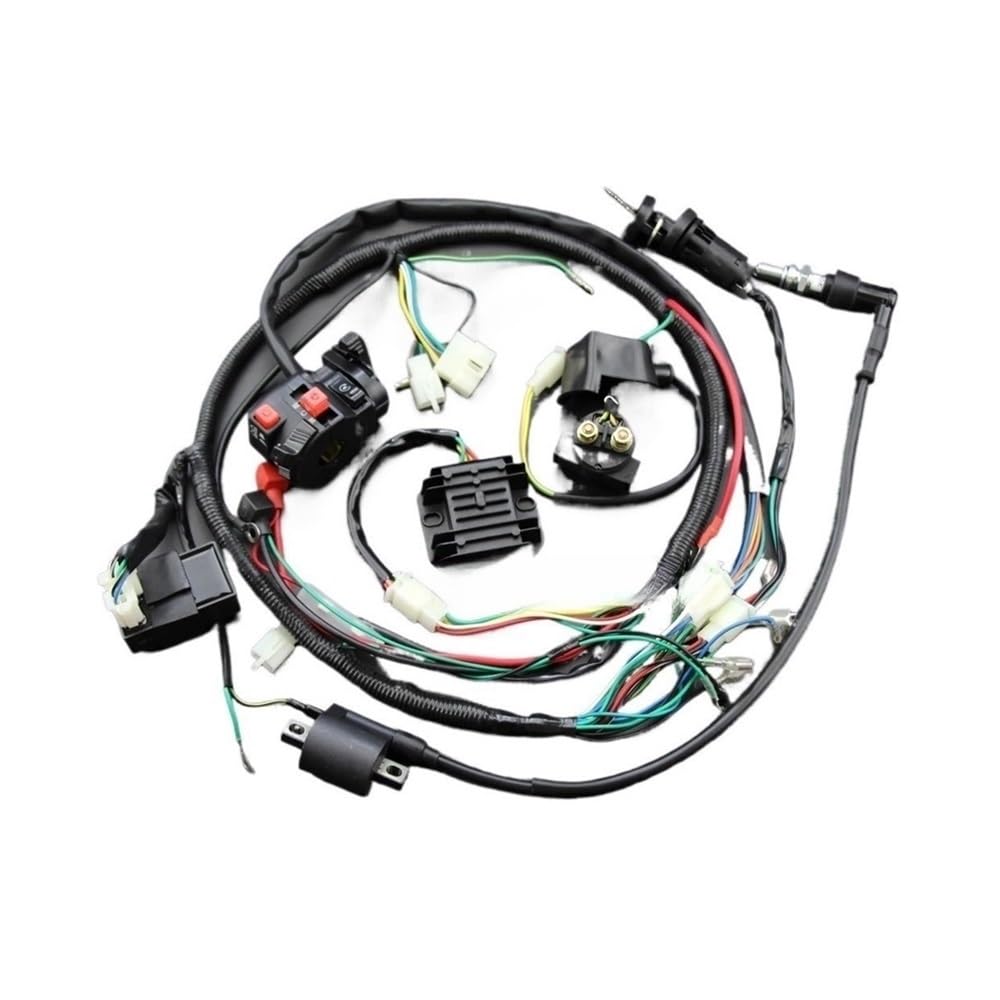 Statorspule Stator Spule 200CC 250cc Quad KOMPLETTE Elektrik Elektrik Kabelbaum CDI ZÜNDSPULE D8EA Magnetgleichrichter Für Zongshen Für Lifan Für Loncin von SIGRIDS