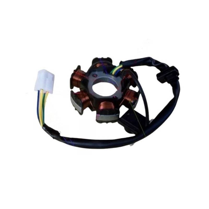 Statorspule Stator Spule 6 8 11 12 18-poliger Elektromagnetischer Motor AC DC Zündspule Stator Roller Für GY6 125c 150 152QMI 157QMJ GY7 von SIGRIDS