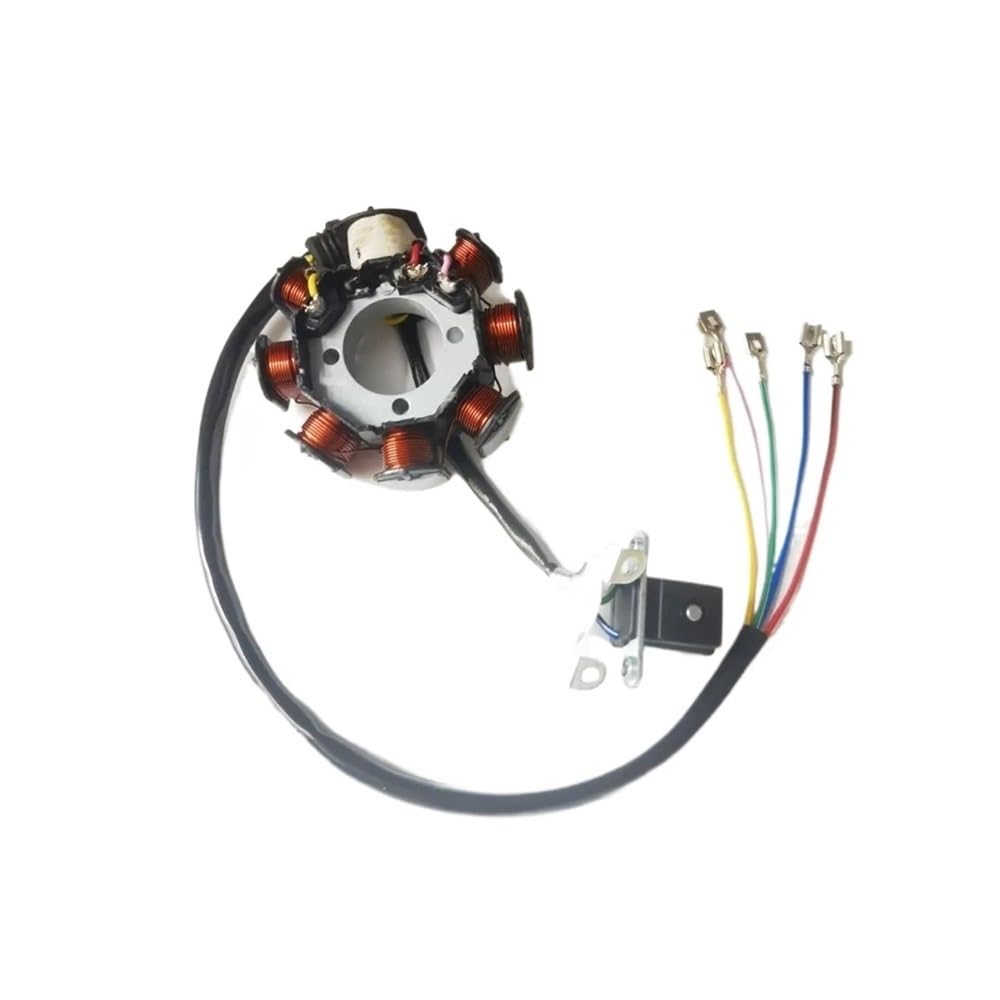 Statorspule Stator Spule Für 8-Spulen-5-Draht-AC-gefeuerte Magneto-Statorlöcher Für Motorrad Für CG125 156FMI 157FMI CG150 162FMJ von SIGRIDS