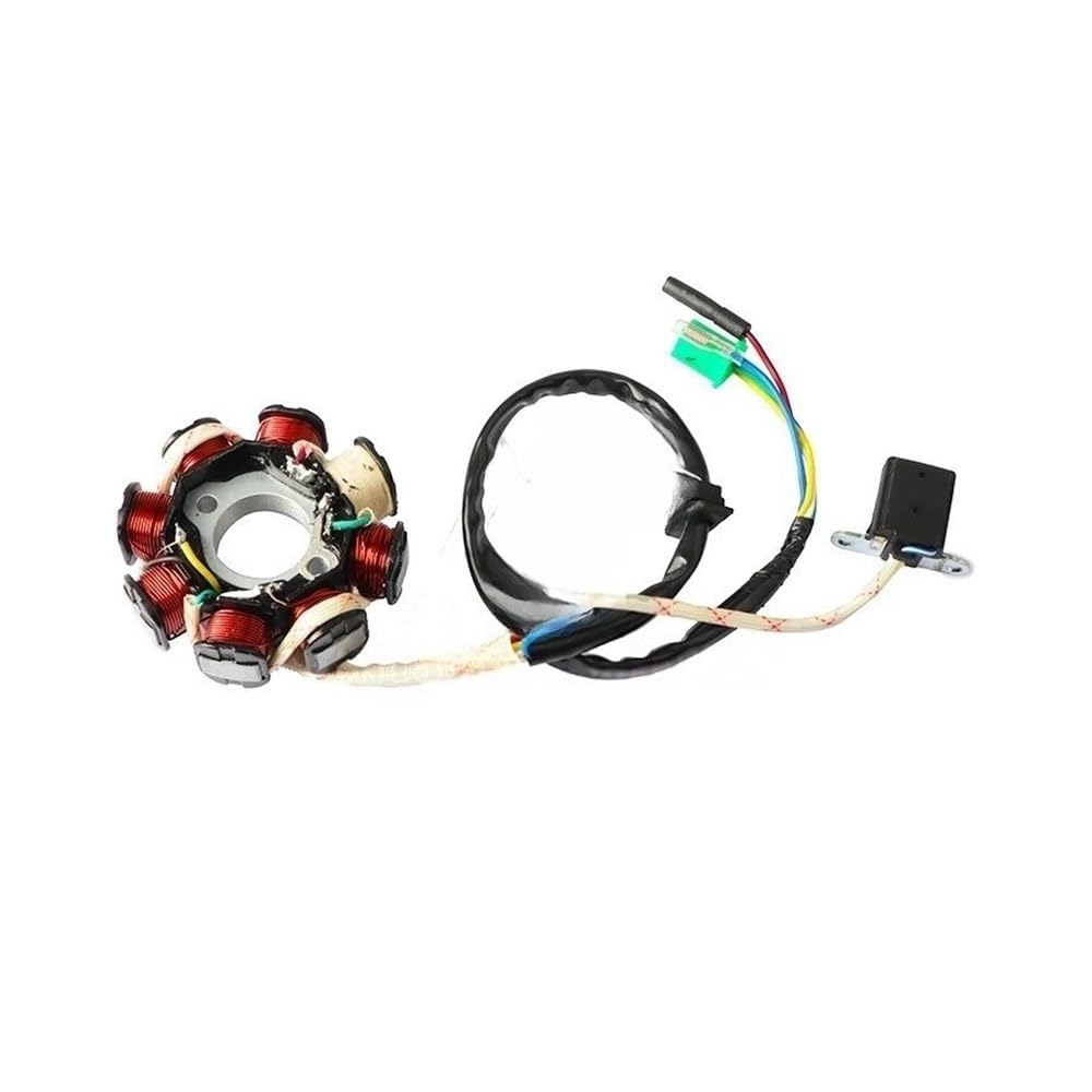 Statorspule Stator Spule Motorrad Für 8-Stufen-Spulen-Magnetgenerator-Stator Für GY6 125cc 150cc 152QMI 157QMJ Scooter Moped-Motor von SIGRIDS