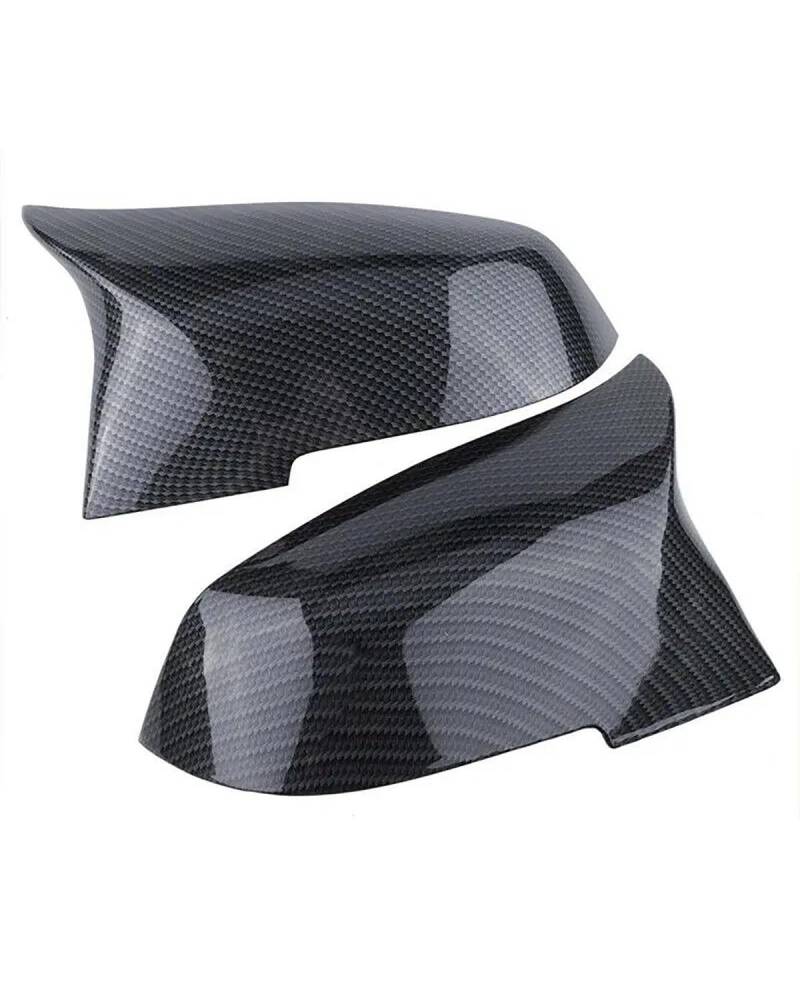 Auto Spiegelkappen Für F30 Für F31 F34 2012-2018 Rückspiegel-Abdeckkappe Schwarz Glänzend Kohlefaser-Flügelrückspiegel-Gehäuseabdeckung Außenspiegelkappen(1 Pair Carbon Fiber) von SIJYG1