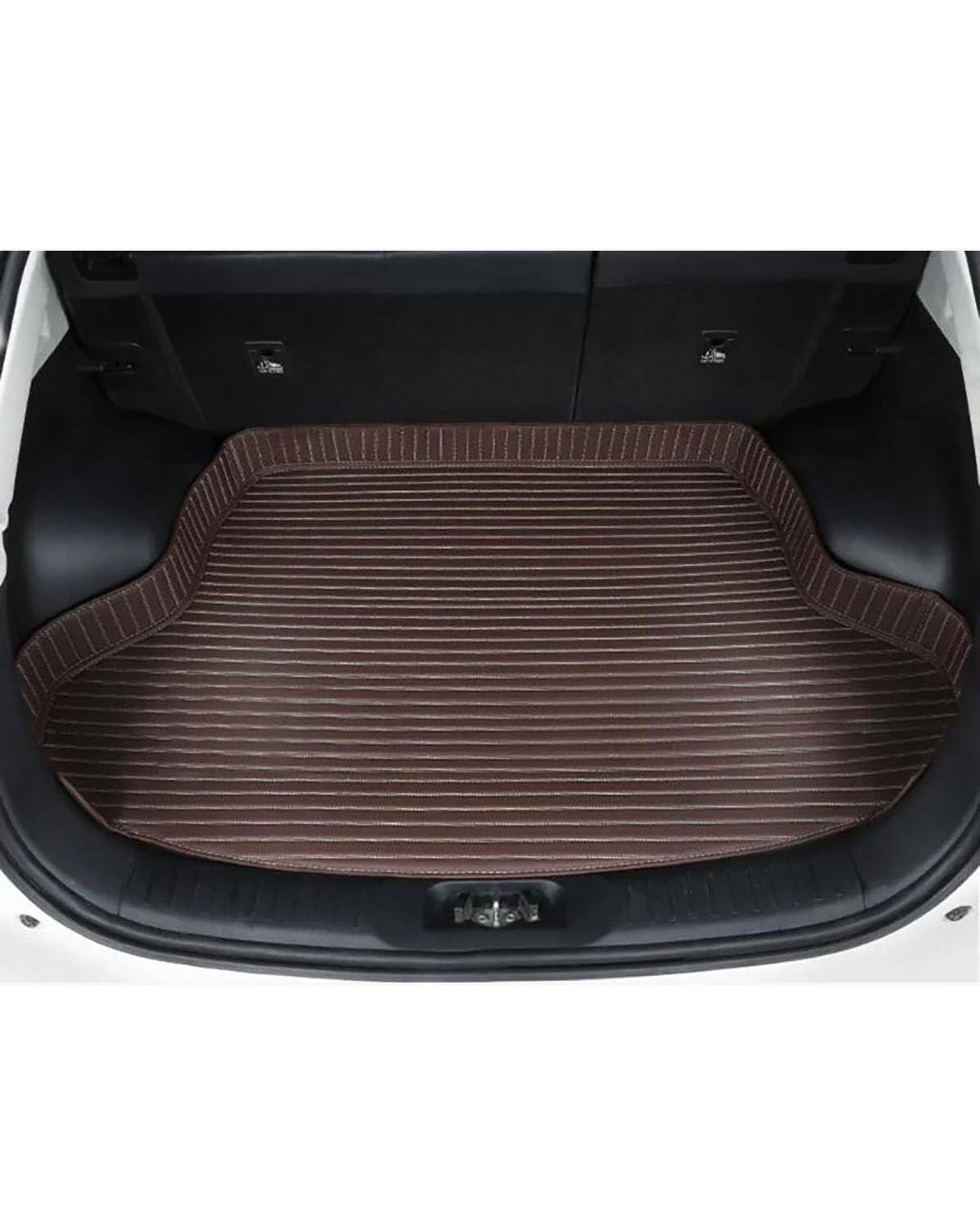 Kofferraummatte Für 308CC 2009 2010 2011-2016 Streifen Auto Stamm Matten Auto Cargo-Liner Innen Details Auto Zubehör Teppich Kofferraumwanne(Coffee) von SIJYG1