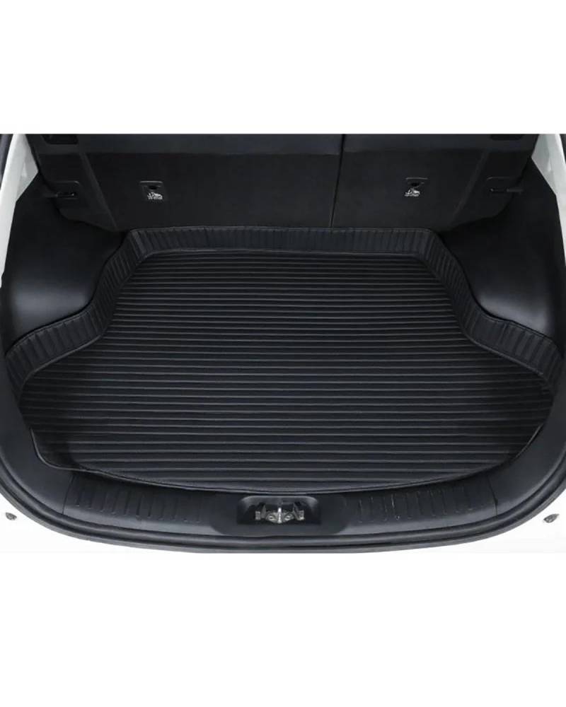 Kofferraummatte Für 308SW 2009 2010 2011-2016 Streifen Auto Stamm Matten Auto Cargo-Liner Innen Details Auto Zubehör Teppich Kofferraumwanne(All Black) von SIJYG1