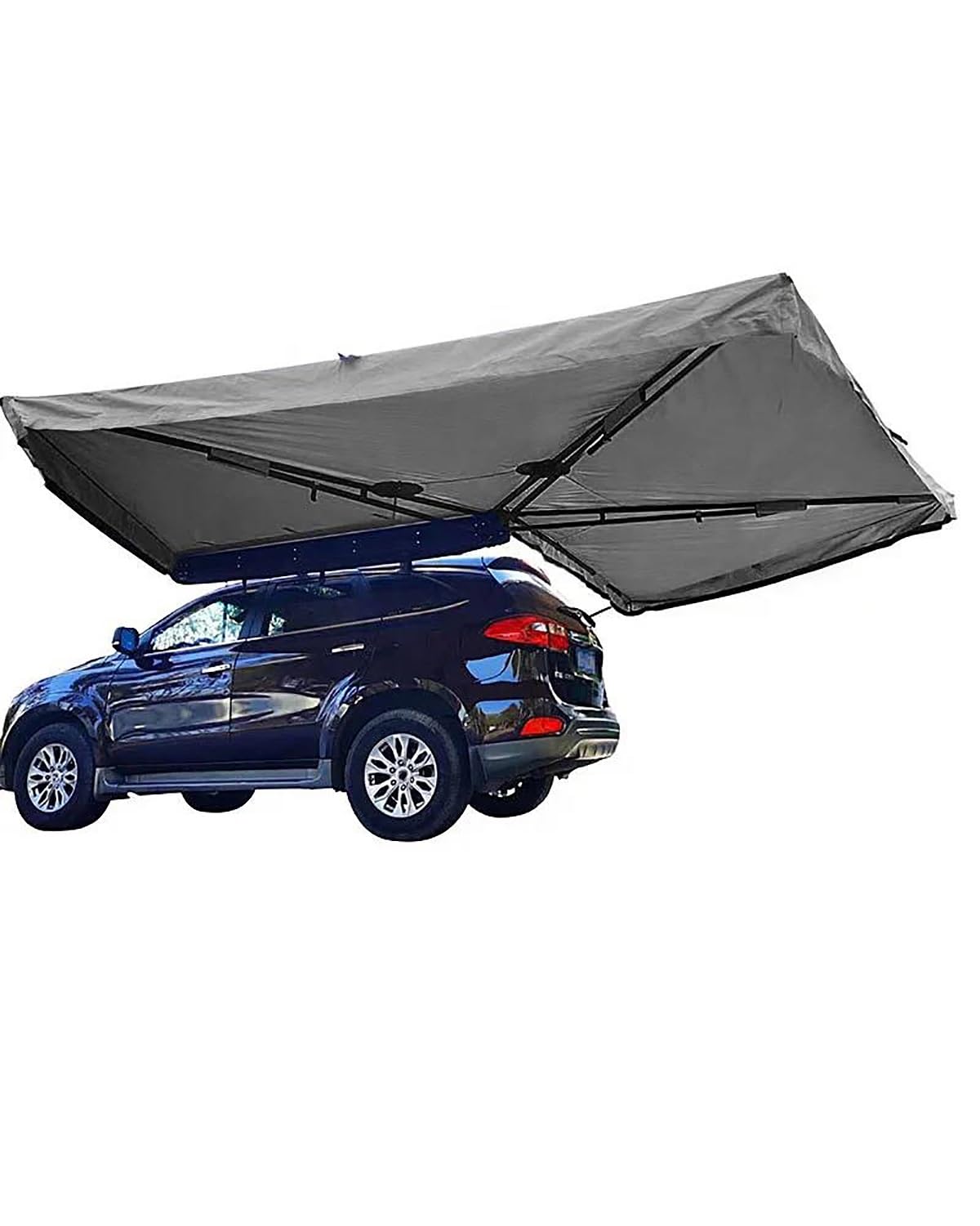 SIJYG1 Auto-Markise 270 Grad 5 m freistehendes Segeltuch Auto-Seitenmarkise 2 m Outdoor Camping freistehend 4 Personen tragbar Aluminium von SIJYG1