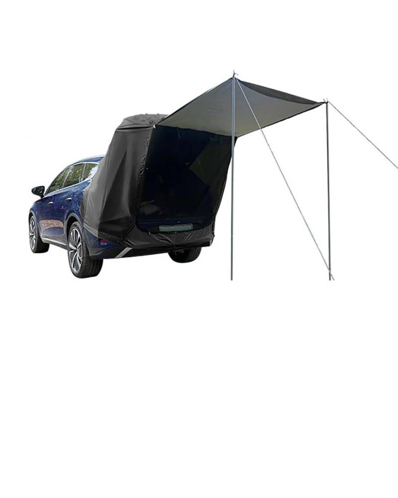 SIJYG1 Auto-Markise Outdoor-Auto-Heckzelt Camping Picknick Auto-Heckzelt mit Baldachin Auto-Heckverlängerungszelt sonnensicher regensicher Auto-Heckzelt(Black) von SIJYG1