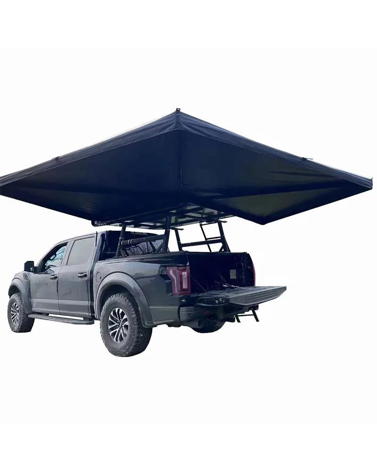 SIJYG1 Auto-Markise Universal-Auto-Markise Geländewagen-Zelt Camping 3 x 3270 freistehend 4 x 4 Seitenwand graue Markise Farbe Schwarz von SIJYG1