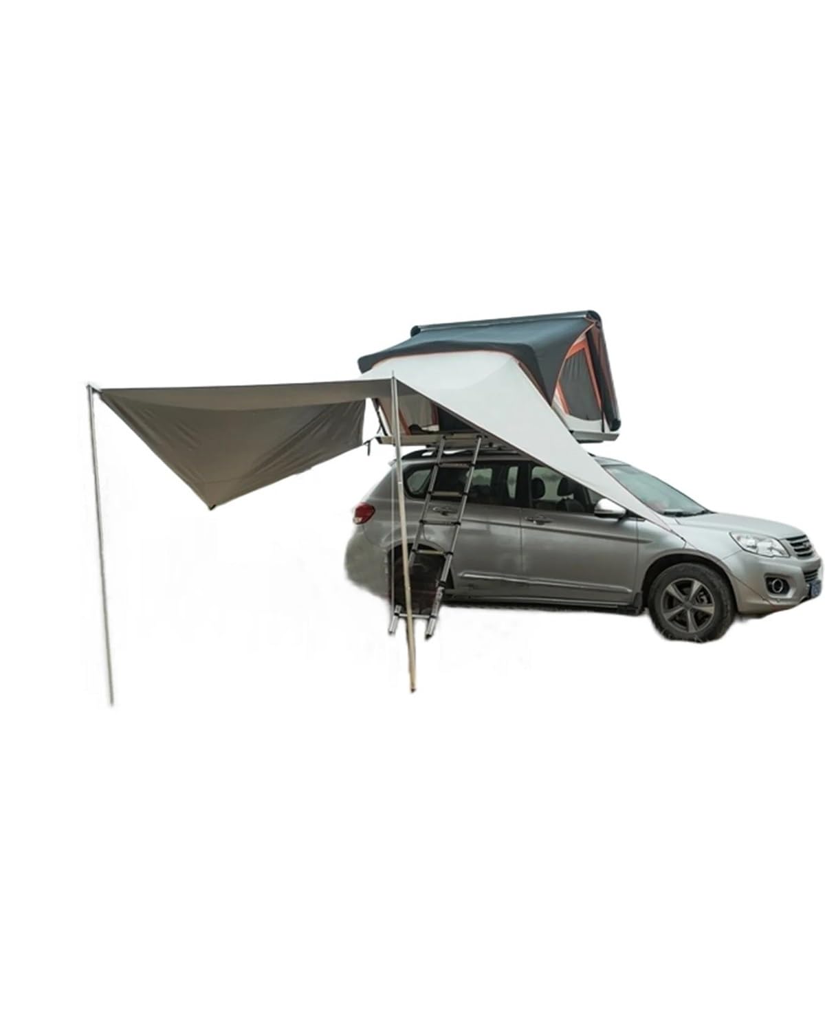 SIJYG1 Auto-Markise Universal Auto Markise Outdoor Camping 4x4 Dach Zelt wasserdichte Auto Seite Markise Plane Auto Markise Farbe Schwarz von SIJYG1