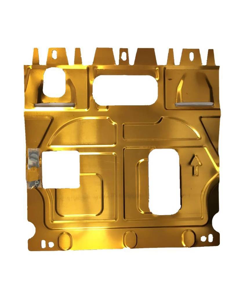 car engine under guard plate 3D-All-Inclusive-Aluminiumlegierung untere Schutzplatte Auto-Motor-Schutzplatte Chassis-Schutzplatte Auto-Motor-Untere Schutzplatte(Yellow) von SIJYG1