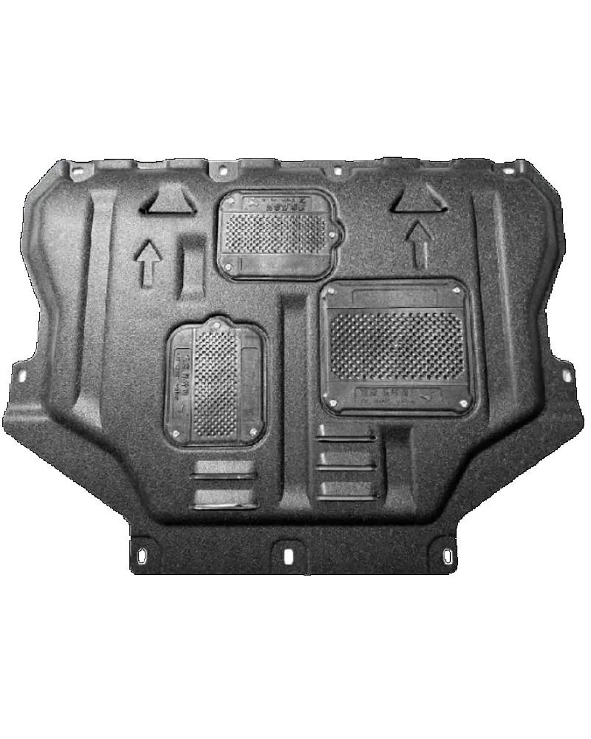 car engine under guard plate Für Ford Für Escape 2013-2019 Auto Schwarz Unter Motor Schutz Splash Schild Schlamm Abdeckung Platte kotflügel Schutz von SIJYG1