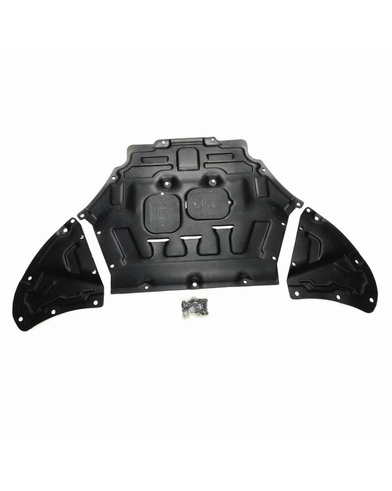 car engine under guard plate Für Q7 2017 2018 2019 2,0 T 3,0 T Schwarz Auto Unter Motor Schutz Bord Splash Schild Schmutzfänger Schlamm Platte abdeckung Schatten von SIJYG1