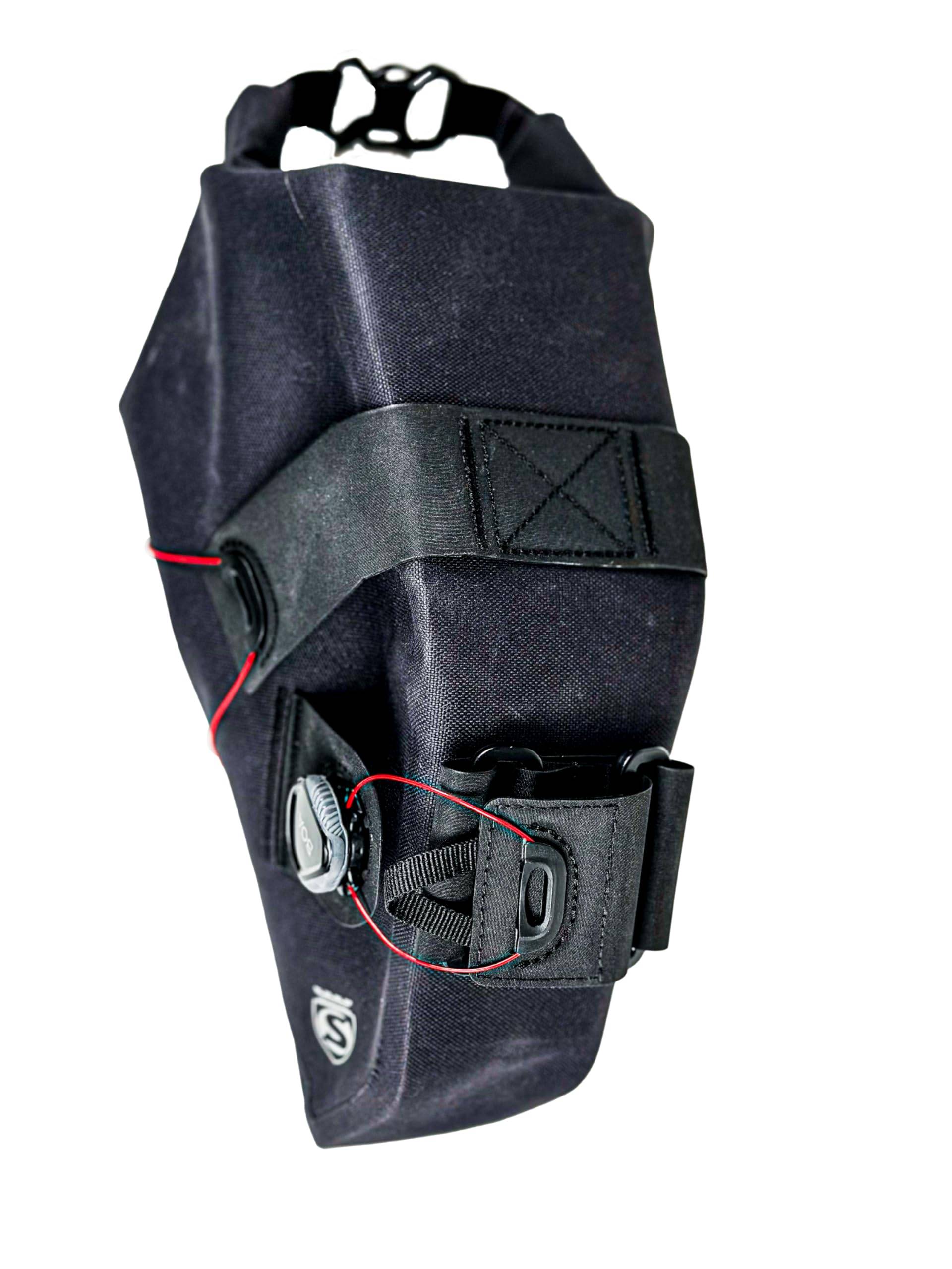 SILCA Grinta Roll Top Seat Pack | 2-5L Stauraum | Wasserdichte Konstruktion | BOA-Verschluss-Befestigungssystem | Sicheres rasselfreies Design von SILCA