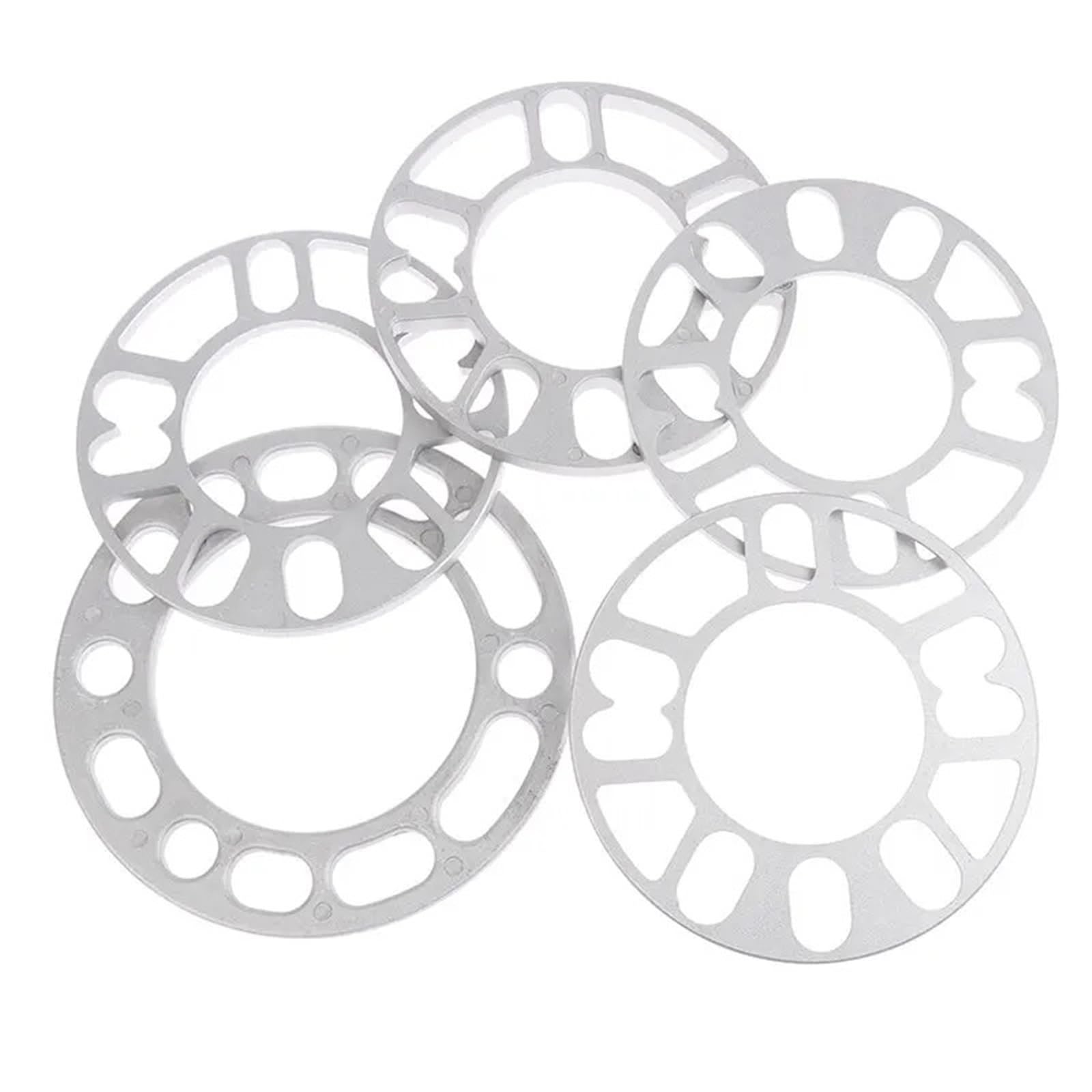 1PC Aluminium Universal Auto Rad Spacer Shims Platte 3mm 5mm 6mm 8mm 10mm Für 4X 100 4X 114,3 5X 100 5x108 5X 114,3 5x120(Thickness 10mm) von SILHUP