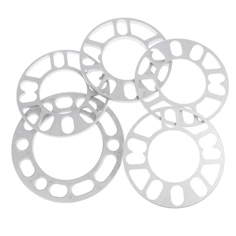 1PC Aluminium Universal Auto Rad Spacer Shims Platte 3mm 5mm 6mm 8mm 10mm Für 4X 100 4X 114,3 5X 100 5x108 5X 114,3 5x120(Thickness 10mm) von SILHUP