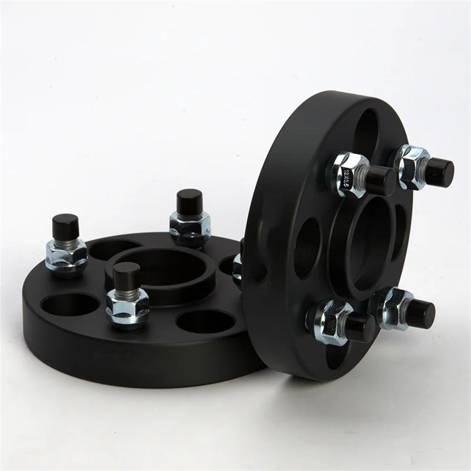 2 Stück 15/20/25/30/35/40mm Spurverbreiterungen Conversion Adapter Von Für PCD 4X 114,3 Zu 4x100 4x108 4x110(2Black 15mm) von SILHUP