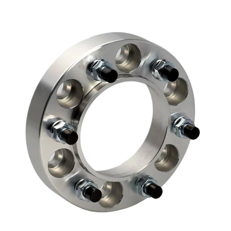 2 Stück 30/35/38/50mm PCD 6X 139,7 CB 100mm Forge Aluminium Rad Spacer Adapter 6 Lug Anzug Für Universal Auto M12x 1,5(2 Silver 30mm) von SILHUP