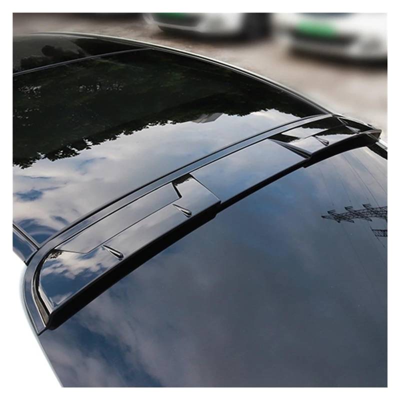 Auto Heckflügel Für Benz W205 C63 C180 C200 C250 C260 2015 2016 2017 2018 Dachspoiler 4-türige Limousine ABS-Kunststoff Spoiler Auto Heckflügel Auto Spoiler Flügel(Bright Black) von SILHUP