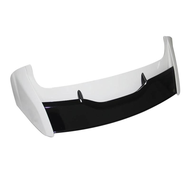 Auto Heckflügel Für Ford Für Focus Fließheck RS 2012 2013 2014 2015 2016 2017 2018 Heckspoiler ABS Schwarz Und Weiß Stamm Dach Schwanz Flügel Auto Spoiler Flügel(Black Pearl White) von SILHUP