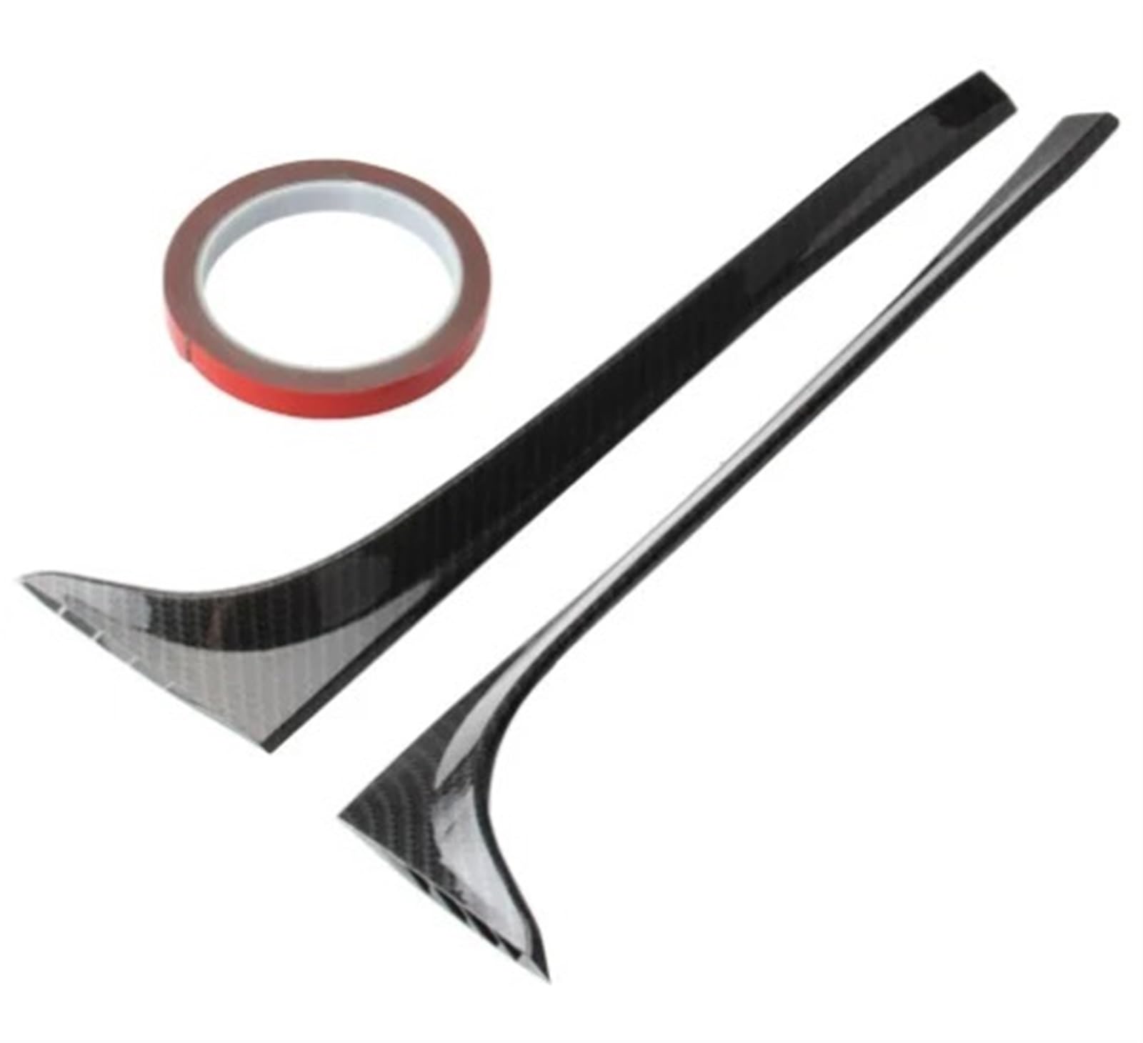 Auto Heckflügel Für Golf 7 MK7 Für GTD R 2014 2015 2016 2017 2018 Auto-Styling Heckscheibe Spiegel Flügelspoiler Heckscheibe Seitenspoilerflügel Auto Spoiler Flügel(Carbon Fiber) von SILHUP