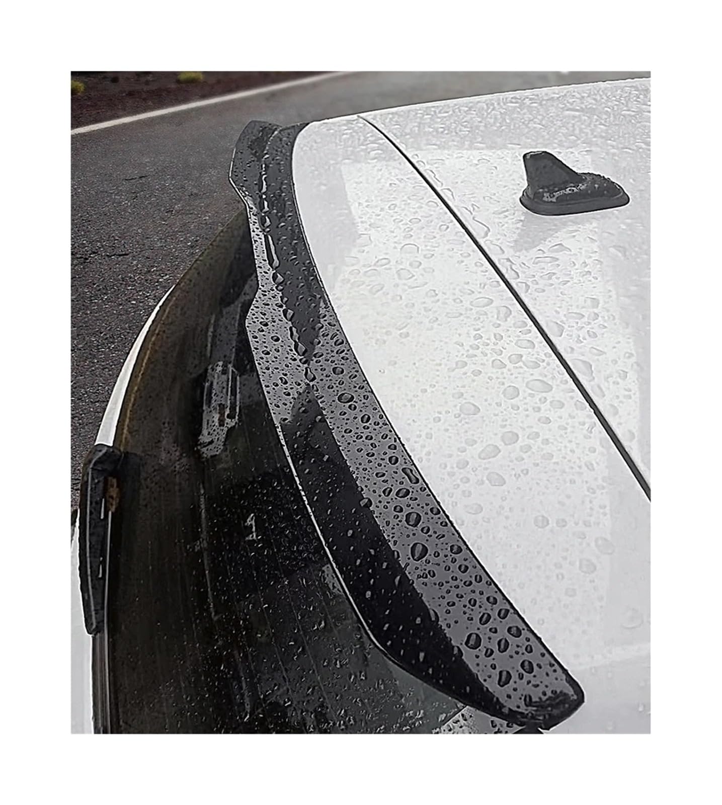 Auto Heckflügel Für Tenho Für Citroen DS3 Fließheck 2016 2017 2018 2019 2020 Autoheckflügel ABS-Material Auto Heckflügel Heckspoiler Auto Spoiler Flügel(Schwarz) von SILHUP