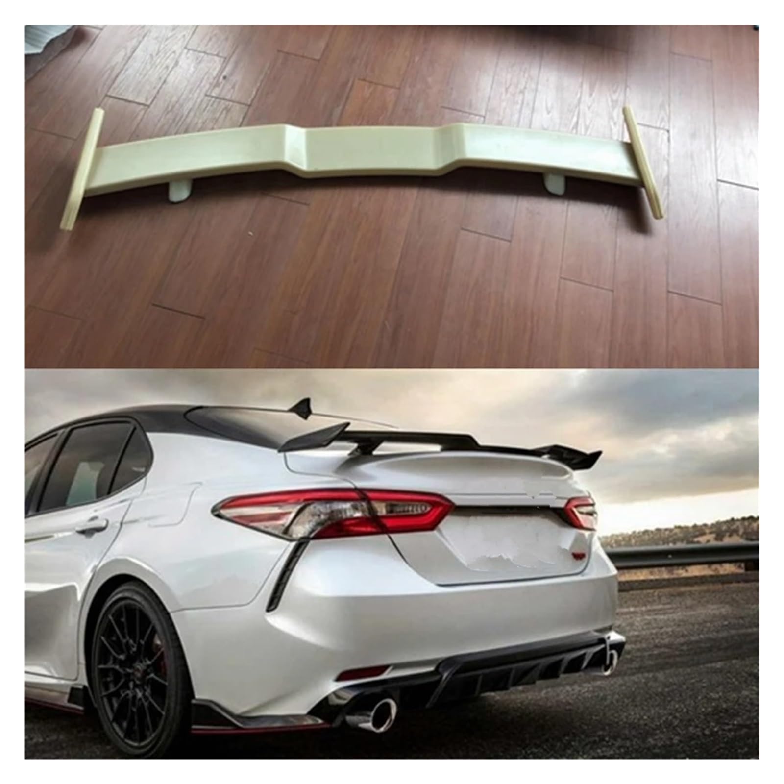 Auto Heckflügel Für Toyota Für Camry 2018 2019 Für TRD Stil Spoiler ABS Material Auto Heckflügel Heckspoiler Auto Styling Auto Schwanz Flügel Auto Spoiler Flügel(Unpainted) von SILHUP