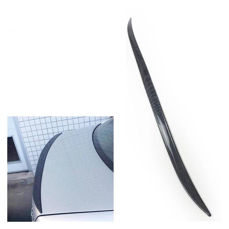 Auto Heckflügel Universale Dachspoiler Heckspoiler Kofferraumflügel DIY Refit Spoiler Poilerflügel Racing Kofferraumspoiler Autospoiler Auto Spoiler Flügel(1.2m Carbon Fiber) von SILHUP