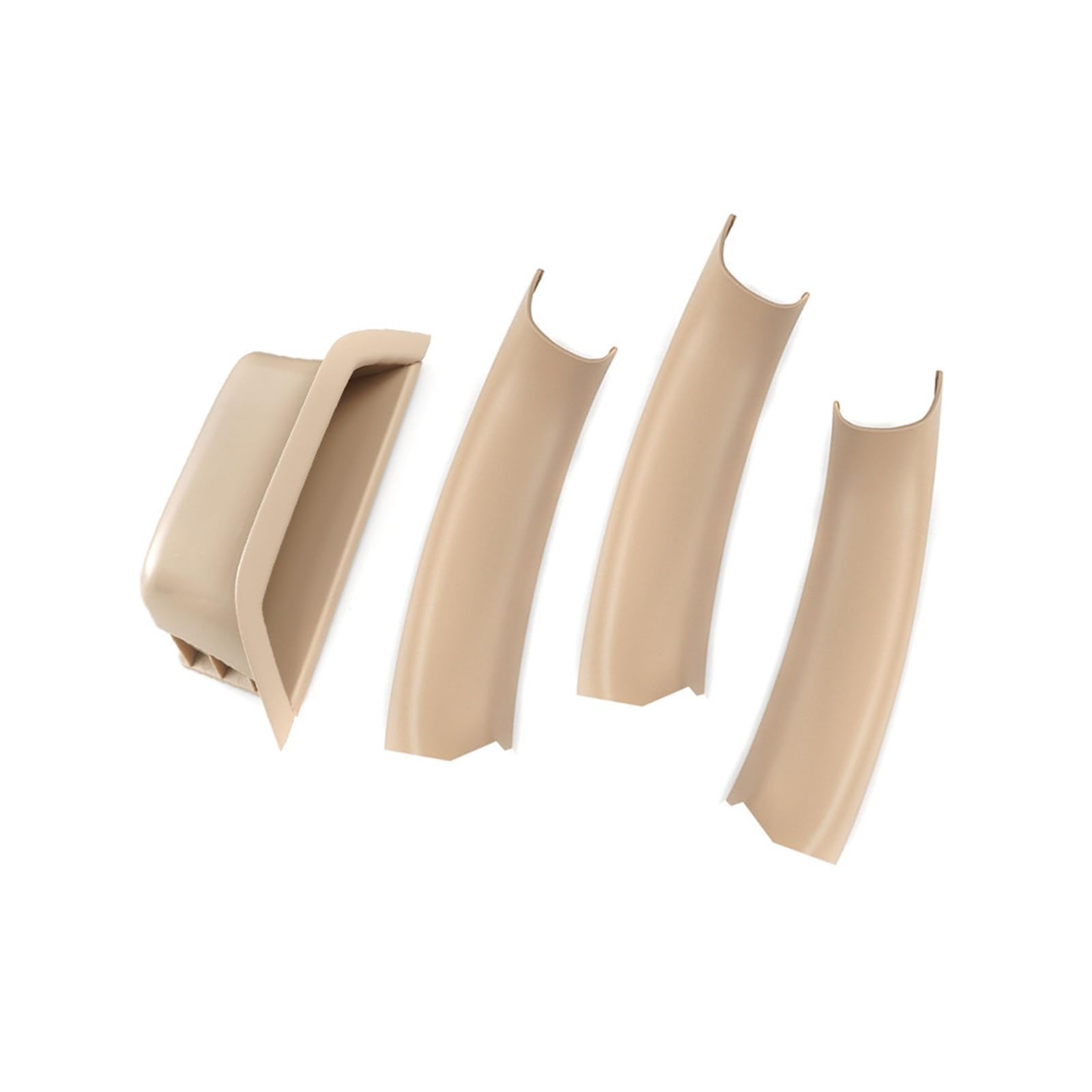 Auto Interieur Zubehör 4 Stück X3 X4 F25 F26 2010 2011 2012 2013 2014 2015 2016 Innentürgriffe Panel Pull Trim Cover LHD/RHD Auto Zubehör Trim(Beige Set) von SILHUP