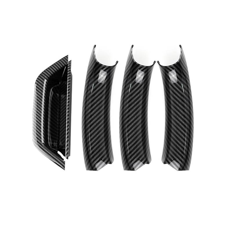 Auto Interieur Zubehör 4 Stück X3 X4 F25 F26 2010 2011 2012 2013 2014 2015 2016 Innentürgriffe Panel Pull Trim Cover LHD/RHD Auto Zubehör Trim(Carbon Texture Set) von SILHUP