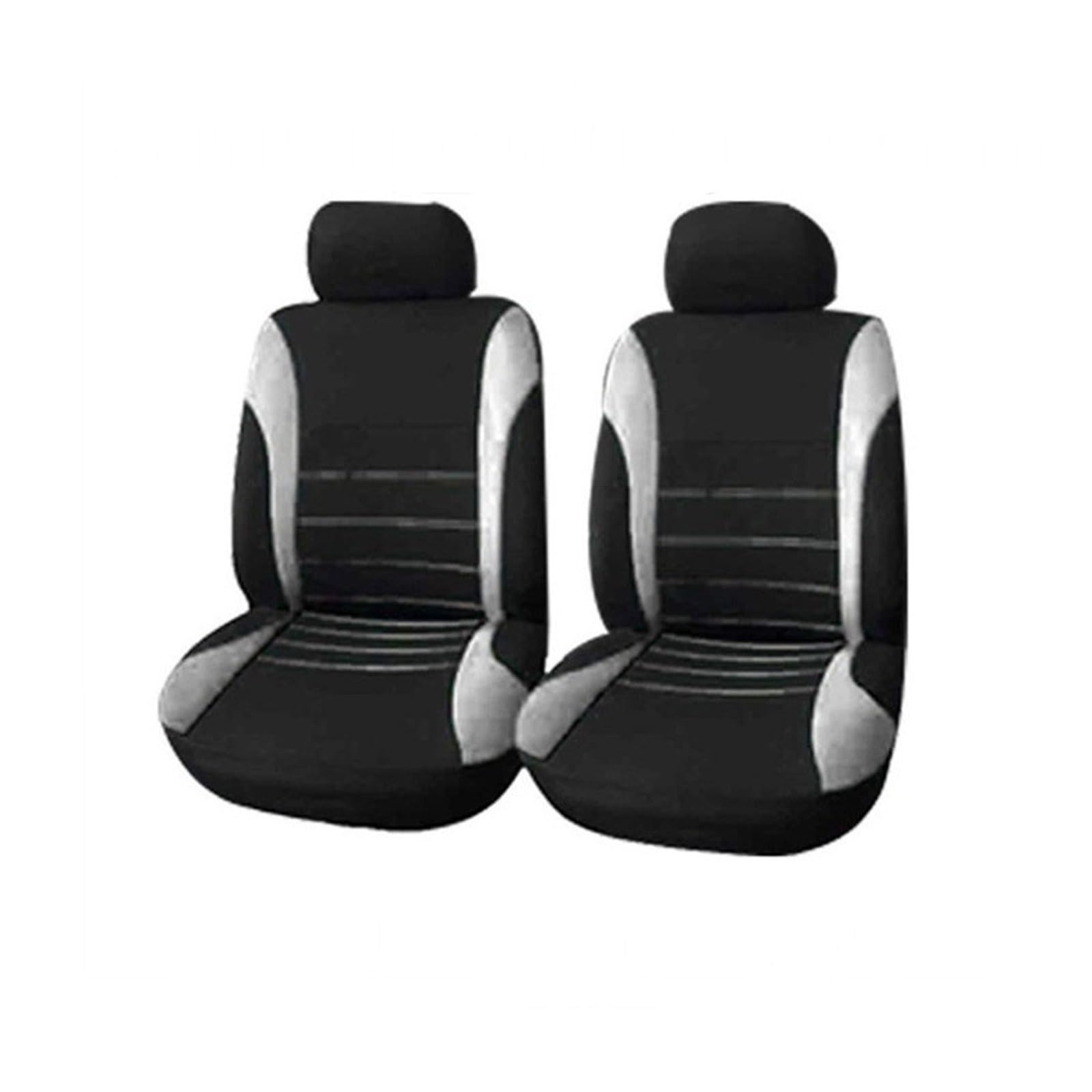 Autositzbezug Für Scenic Für Koleos Für Laguna Für Megane Für Latitude Für Logan Für Sanddero Für Duster 2/5 Sitze Stoff Auto Sitzbezüge Autositzbezüge(ZT05-2Seats-gray) von SILHUP