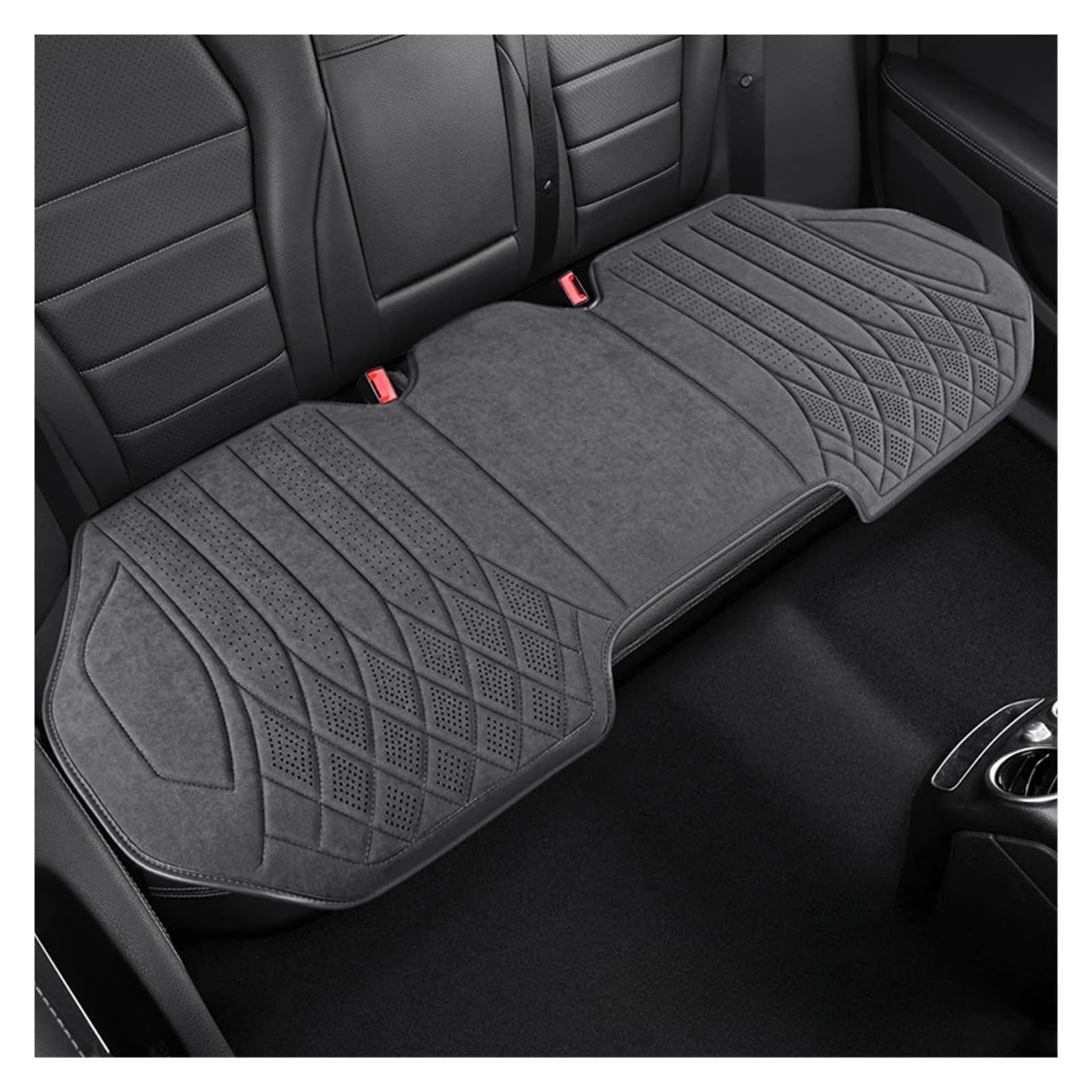 Autositzbezug Universal Auto Sitz Abdeckung Vier Saison Auto Leder Sattel Pad Sitzbezüge Für Auto Coole Sitze Abdeckung Schutz Autositzbezüge(Gray Back seat) von SILHUP