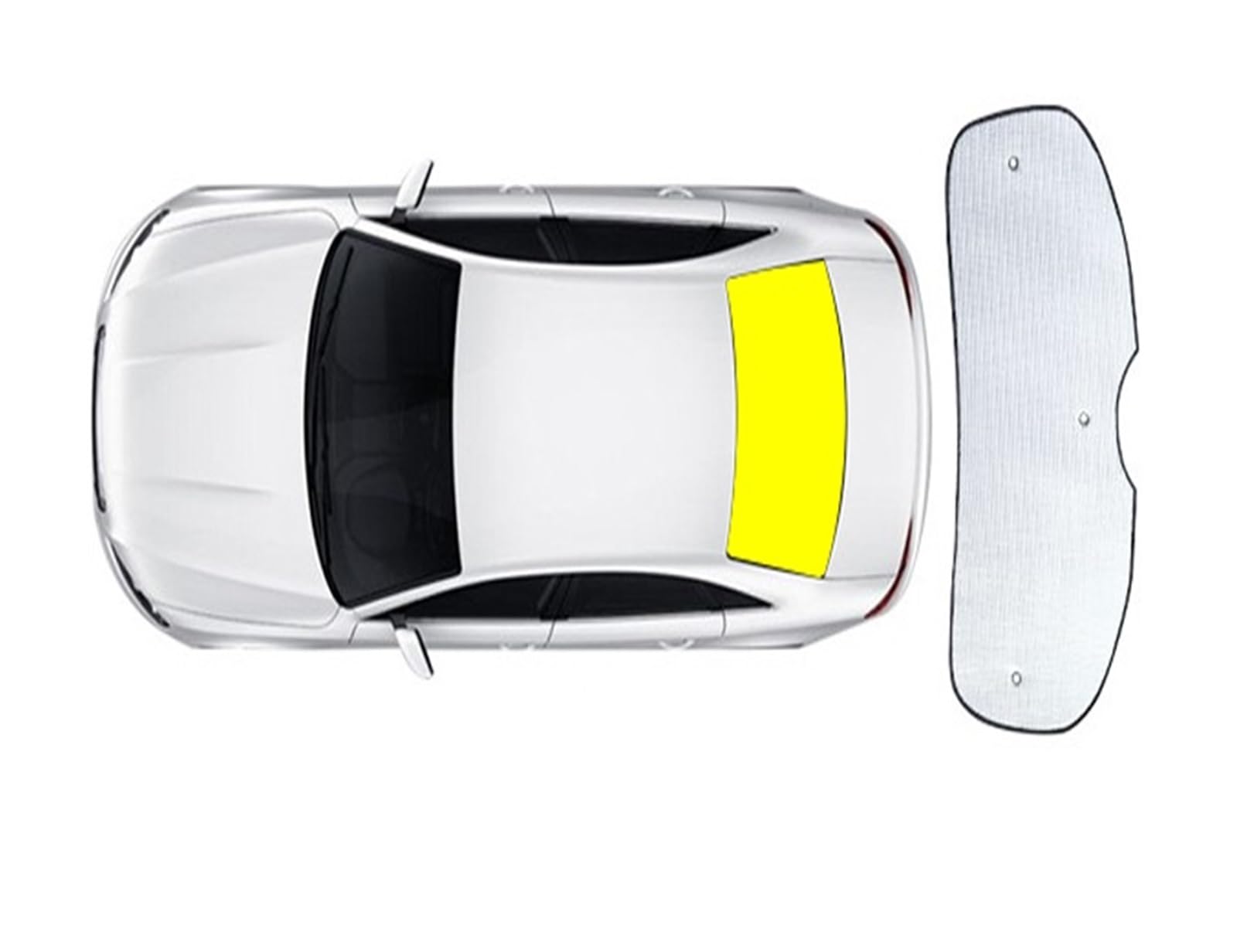 Car Shades Für BYD Für CHAZOR 2023-Präsentieren Auto Sonnenschutz Abdeckung Fenster Windschutzscheibe Vorhang Sonnenschutz Auto Zubehör Auto-Sonnenschutzschild(Rear) von SILHUP