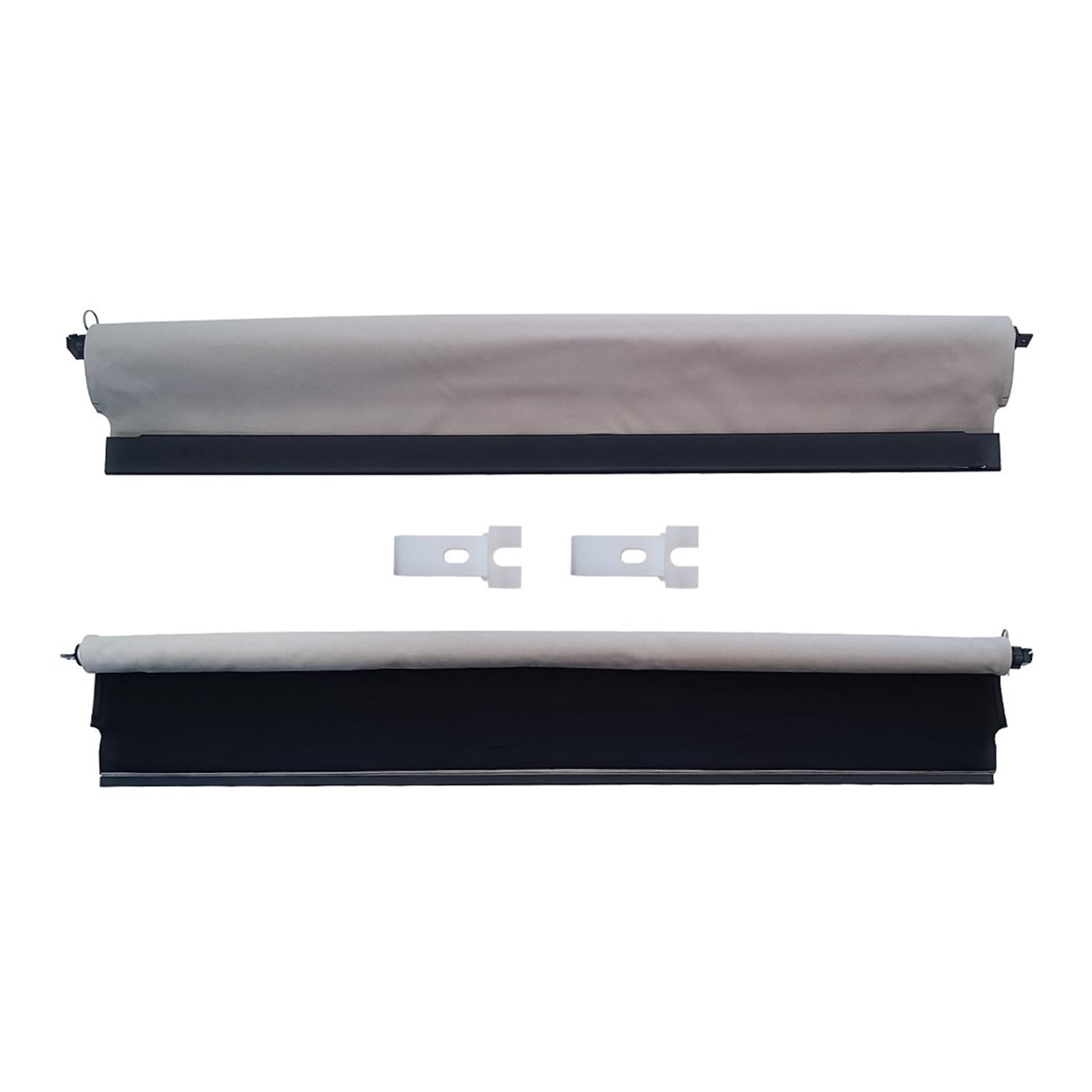 Car Shades Für Cadillac CT6 Beige Grau Schwarz Auto Panorama Schiebedach Sonnenschutz Vorhang Abdeckung Montage Auto Schiebedach Sonnenschutz Vorhang Auto-Sonnenschutzschild(Beige Front x Rear) von SILHUP